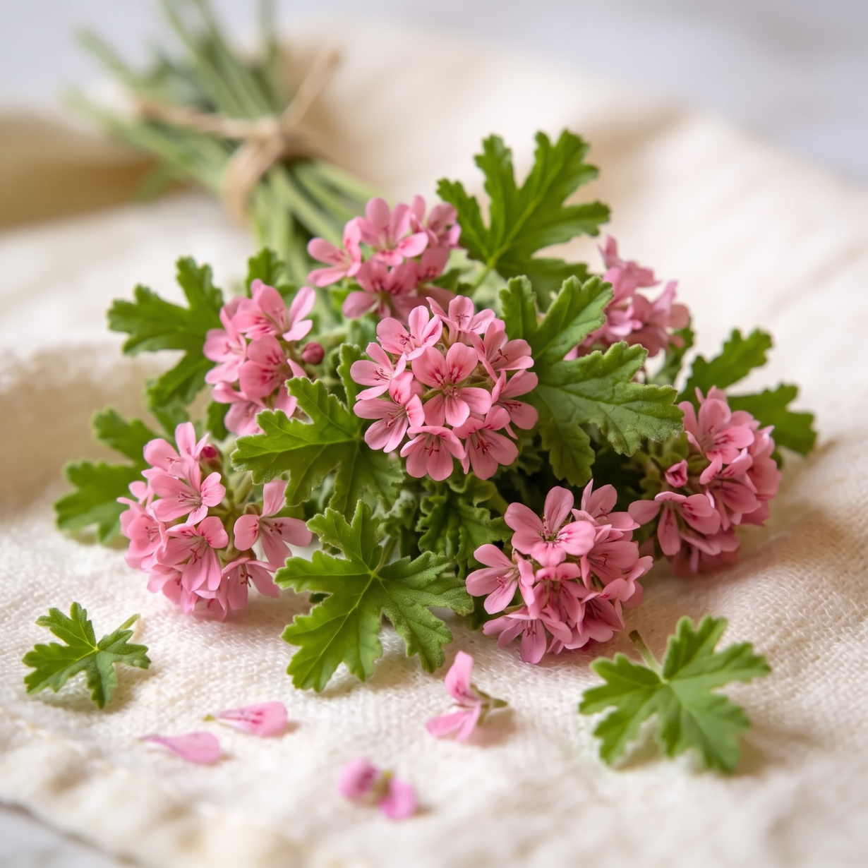 Geranium botanical ingredient, source plant for EverEarth Geranium essential oil