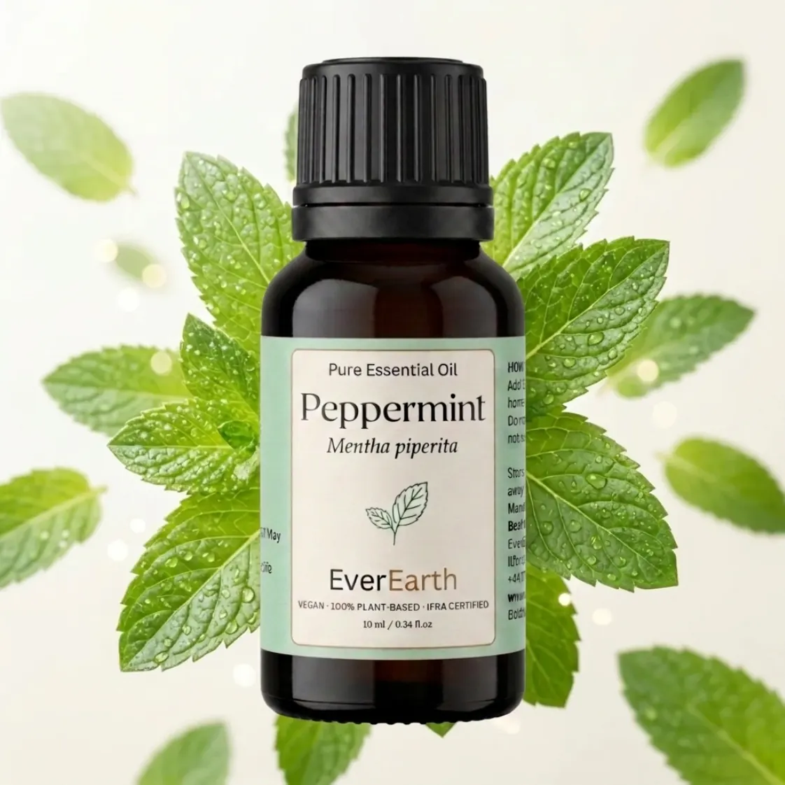 Peppermint botanical ingredient, source plant for EverEarth Peppermint essential oil