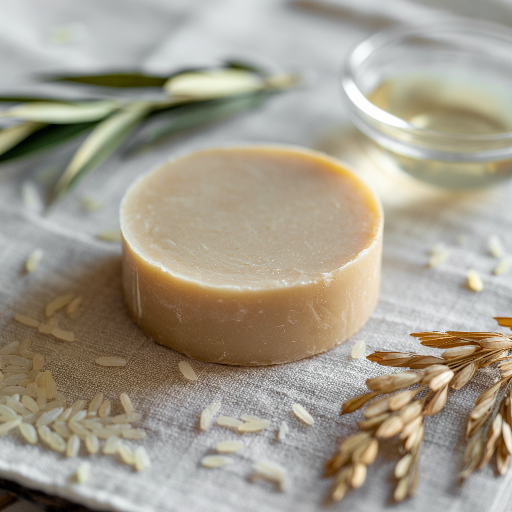 Handmade Rice Soap Bar
